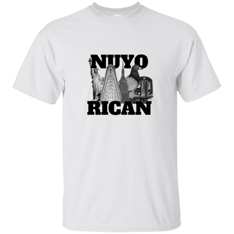 NuyoRican Elite G200 Gildan Ultra Cotton T-Shirt - PR FLAGS UP