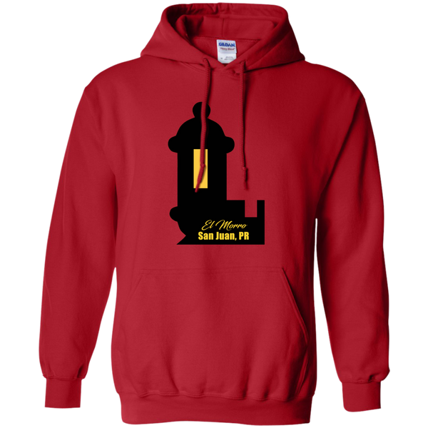El Morro 2 Pullover Hoodie 8 oz - PR FLAGS UP