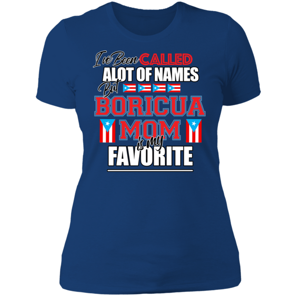 Boricua Mom NL3900 Ladies' Boyfriend T-Shirt