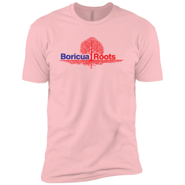 Boricua Roots Blue & Red Logo NL3310 Next Level Boys' Cotton T-Shirt - PR FLAGS UP