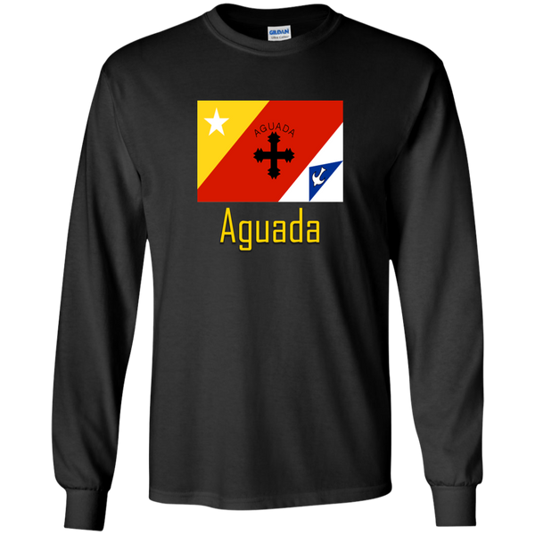 Aguada Flag G240 Gildan LS Ultra Cotton T-Shirt - PR FLAGS UP