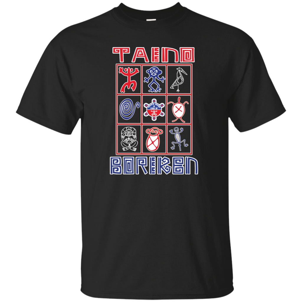 Taino Boriken Custom Ultra Cotton T-Shirt - PR FLAGS UP