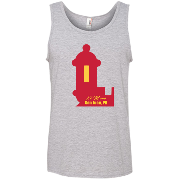 El Morro 100% Ringspun Cotton Tank Top - PR FLAGS UP