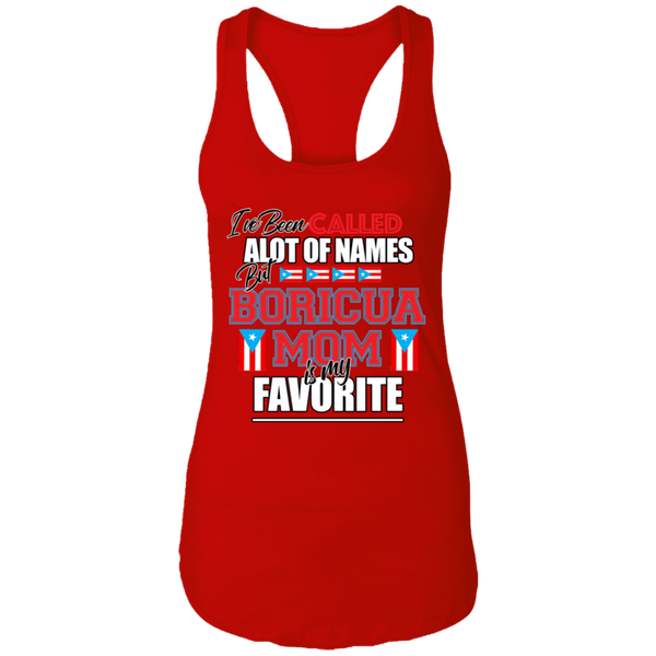 Boricua Mom NL1533 Ladies Ideal Racerback Tank