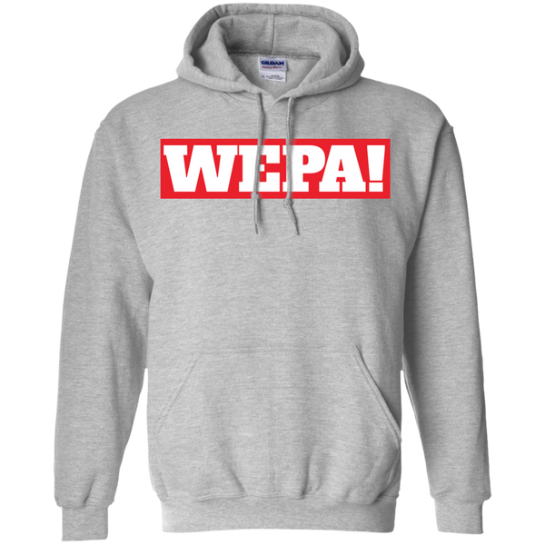 Wepa! Pullover Hoodie 8 oz - PR FLAGS UP