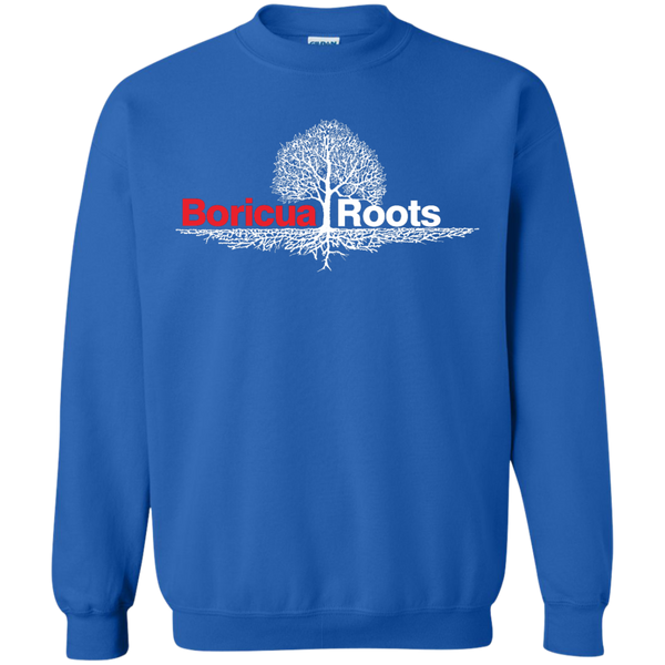 Roots Printed Crewneck Pullover Sweatshirt  8 oz - PR FLAGS UP