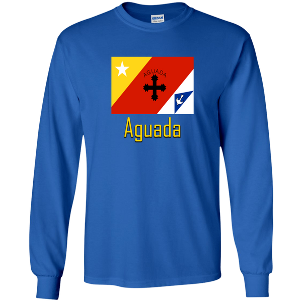 Aguada Flag G240 Gildan LS Ultra Cotton T-Shirt - PR FLAGS UP