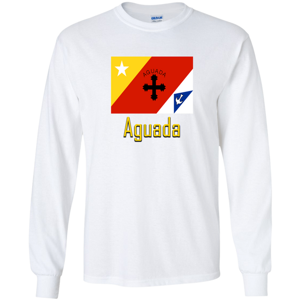 Aguada Flag G240 Gildan LS Ultra Cotton T-Shirt - PR FLAGS UP