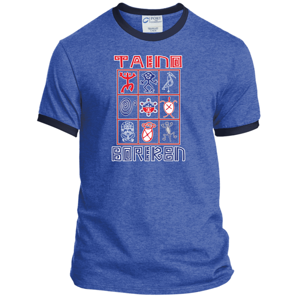 Taino Boriken Personalized Ringer Tee - PR FLAGS UP