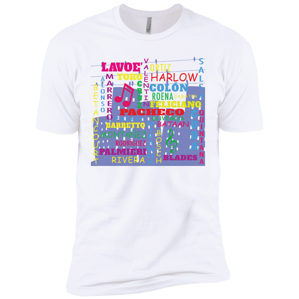 The Salsa All Stars NL3600 Next Level Premium Short Sleeve T-Shirt - PR FLAGS UP