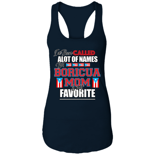 Boricua Mom NL1533 Ladies Ideal Racerback Tank