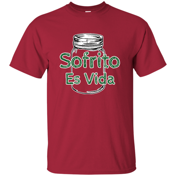 Sofrito Es Vida Custom Ultra Cotton T-Shirt - PR FLAGS UP