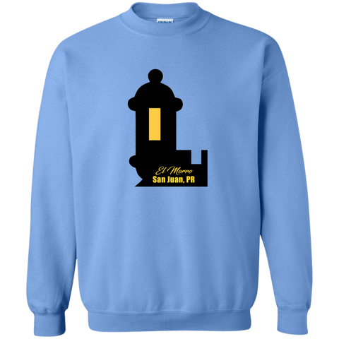 El Morro 2 Printed Crewneck Pullover Sweatshirt  8 oz - PR FLAGS UP