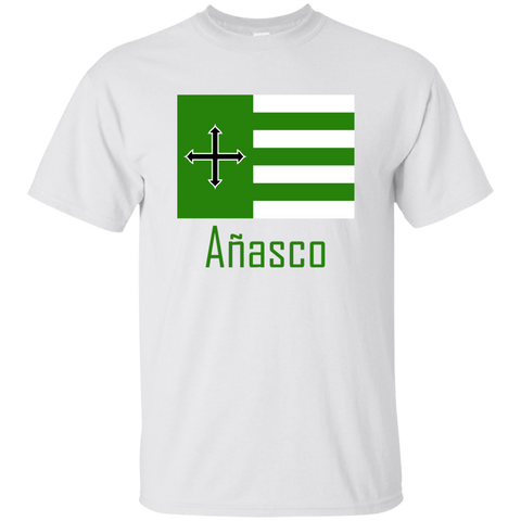 Añasco Flag G200 Gildan Ultra Cotton T-Shirt - PR FLAGS UP