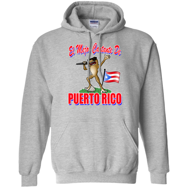 El Mejor Cantante Pullover Hoodie 8 oz - PR FLAGS UP