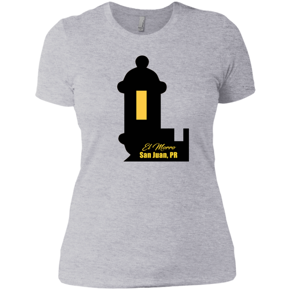 El Morro 2 Next Level Ladies' Boyfriend Tee - PR FLAGS UP