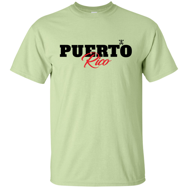 Puerto Rico Black Script 1 Ultra Cotton T-Shirt - PR FLAGS UP