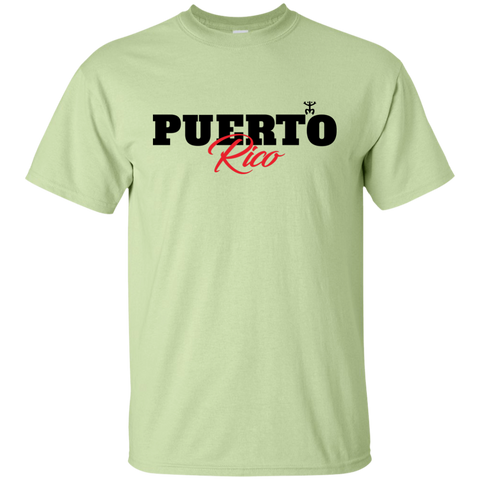 Puerto Rico Black Script 1 Ultra Cotton T-Shirt - PR FLAGS UP