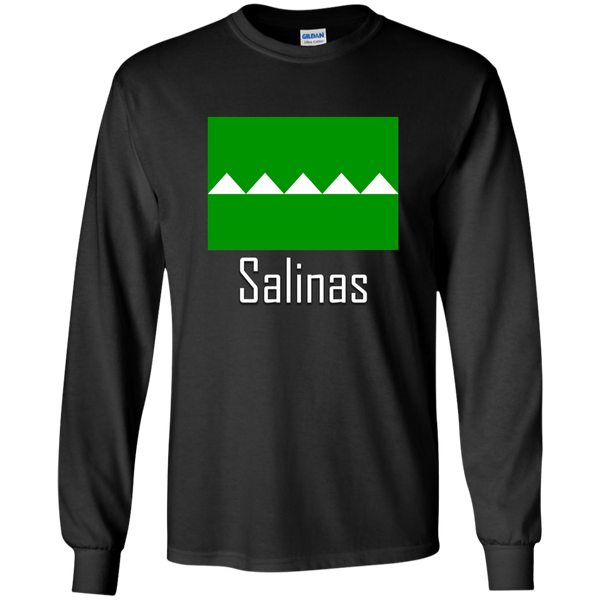 Salinas G240 Gildan LS Ultra Cotton T-Shirt - PR FLAGS UP