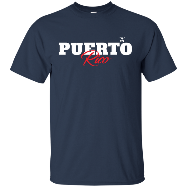 Puerto Rico Script 1 Ultra Cotton T-Shirt - PR FLAGS UP