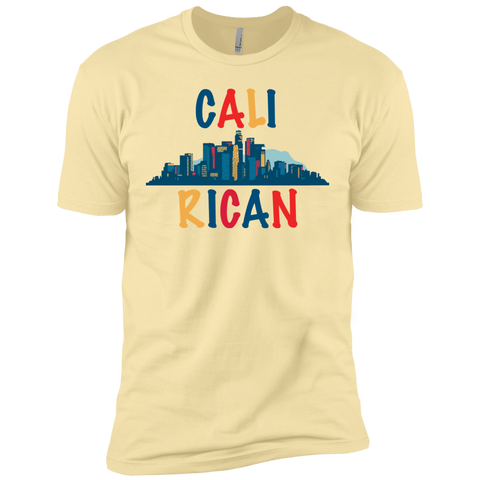 Cali Rican NL3600 Next Level Premium Short Sleeve T-Shirt - PR FLAGS UP