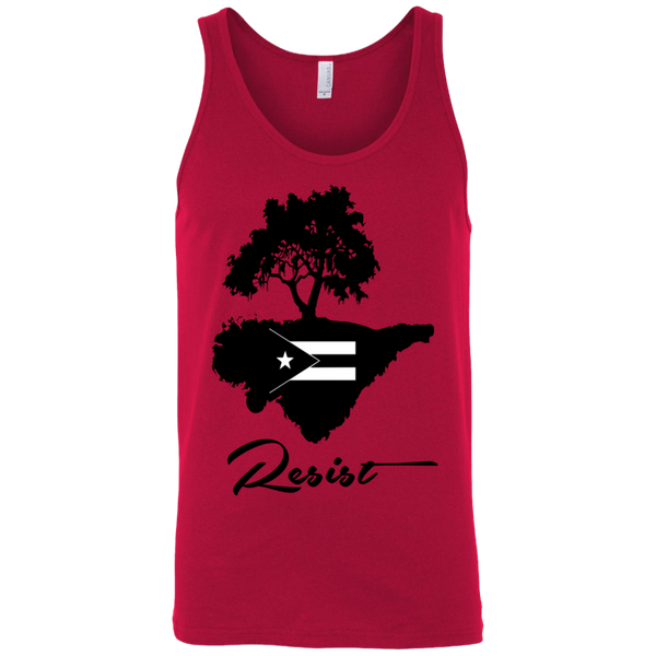 Resist 3480 Bella + Canvas Unisex Tank - PR FLAGS UP