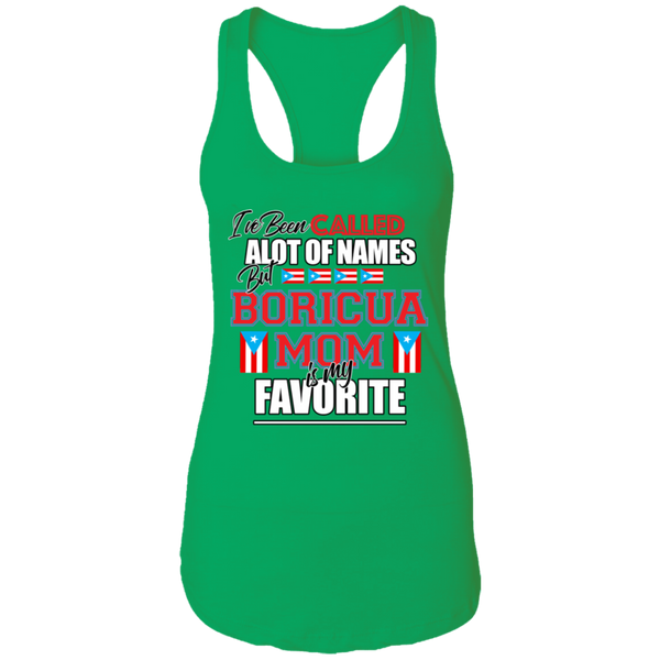 Boricua Mom NL1533 Ladies Ideal Racerback Tank