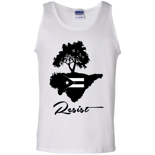 Resist G220 Gildan 100% Cotton Tank Top - PR FLAGS UP