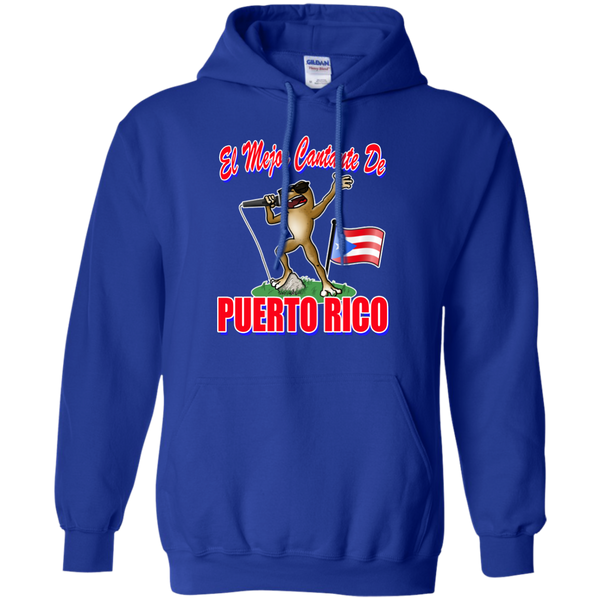 El Mejor Cantante Pullover Hoodie 8 oz - PR FLAGS UP