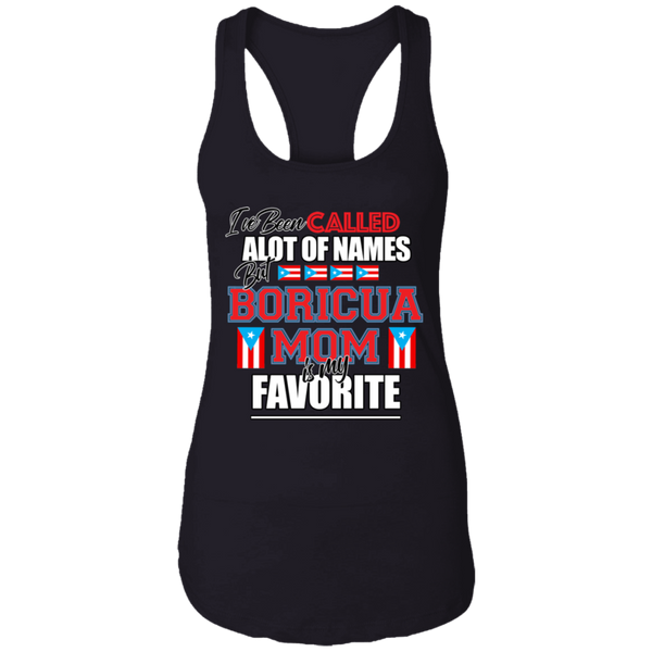 Boricua Mom NL1533 Ladies Ideal Racerback Tank