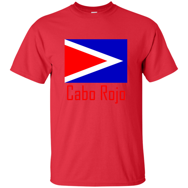 Cabo Rojo Flag G200 Gildan Ultra Cotton T-Shirt - PR FLAGS UP