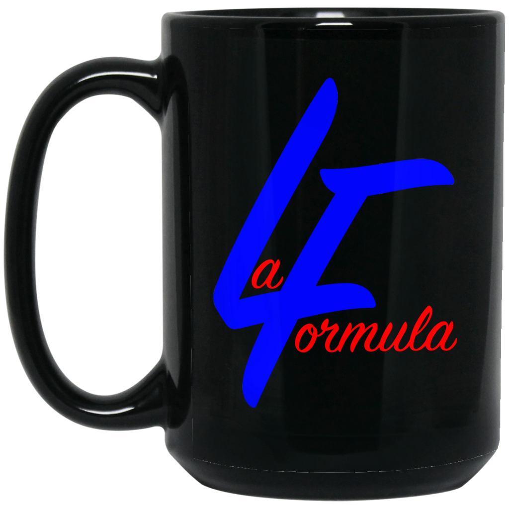 La Formula Logo BM15OZ 15 oz. Black Mug