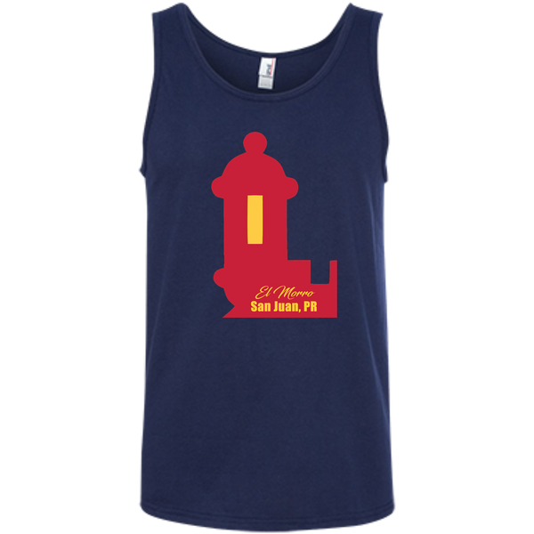 El Morro 100% Ringspun Cotton Tank Top - PR FLAGS UP