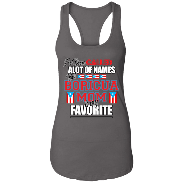 Boricua Mom NL1533 Ladies Ideal Racerback Tank