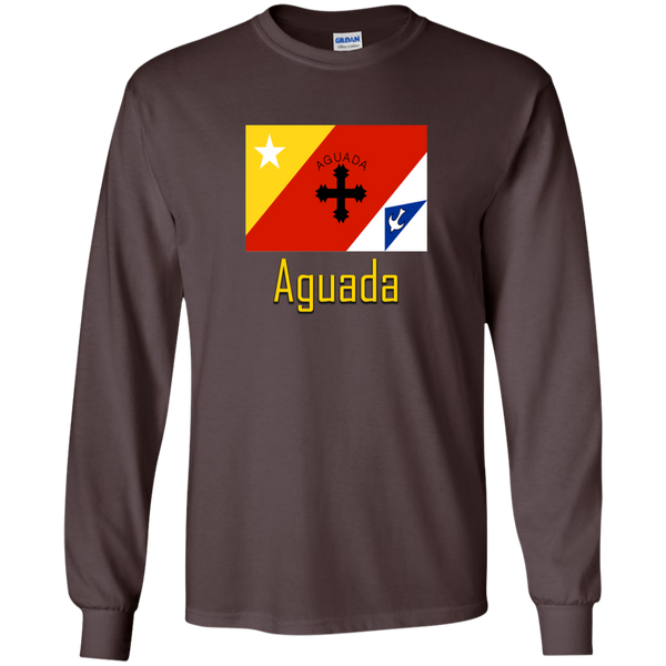 Aguada Flag G240 Gildan LS Ultra Cotton T-Shirt - PR FLAGS UP