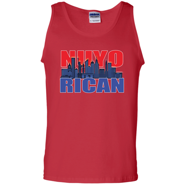 NuyoRican 2 100% Cotton Tank Top - PR FLAGS UP