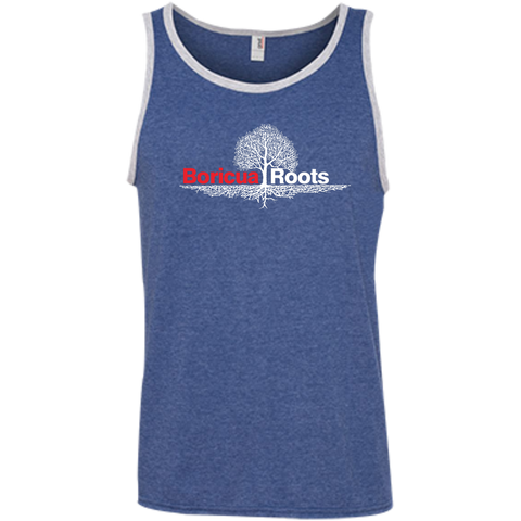 Roots 100% Ringspun Cotton Tank Top - PR FLAGS UP