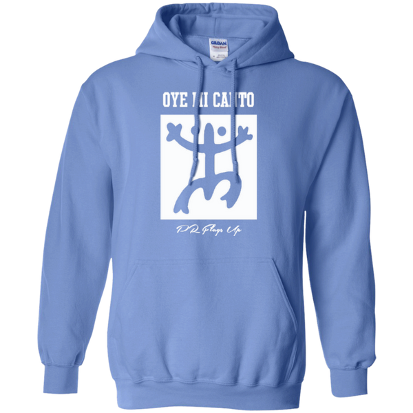 Oye Mi Canto El Coqui Pullover Hoodie 8 oz - PR FLAGS UP