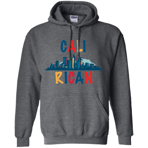 Cali Rican G185 Gildan Pullover Hoodie 8 oz. - PR FLAGS UP