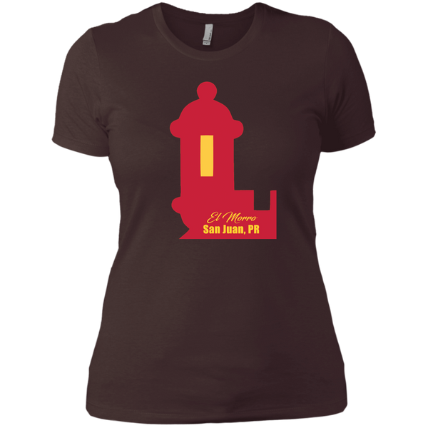 El Morro Next Level Ladies' Boyfriend Tee - PR FLAGS UP