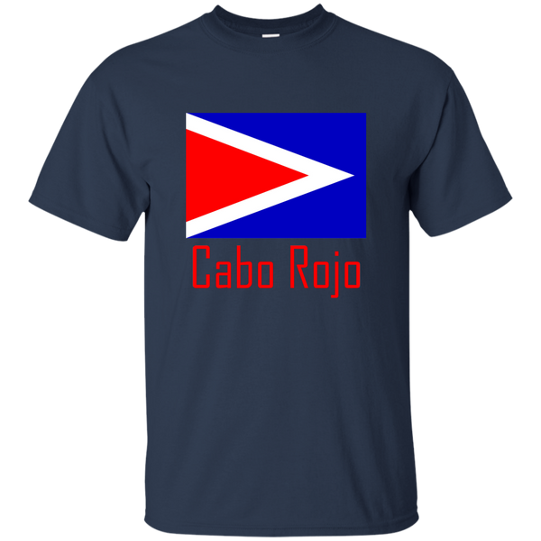 Cabo Rojo Flag G200 Gildan Ultra Cotton T-Shirt - PR FLAGS UP