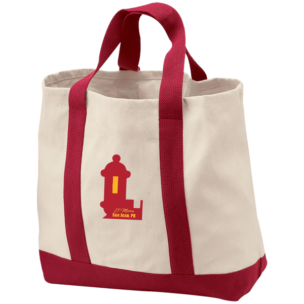 El Morro 2-Tone Shopping Tote - PR FLAGS UP
