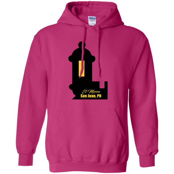 El Morro 2 Pullover Hoodie 8 oz - PR FLAGS UP