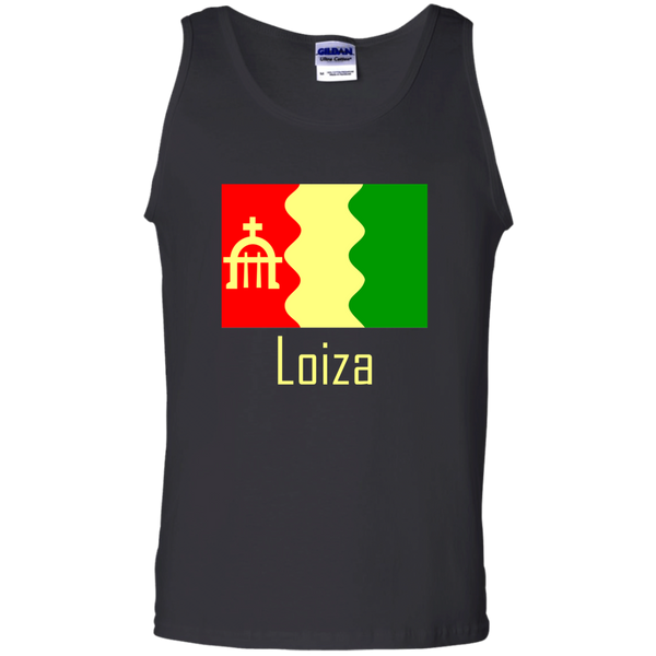 Loiza Flag G220 Gildan 100% Cotton Tank Top - PR FLAGS UP