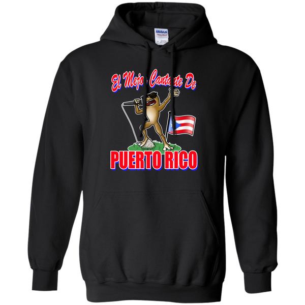 El Mejor Cantante Pullover Hoodie 8 oz - PR FLAGS UP