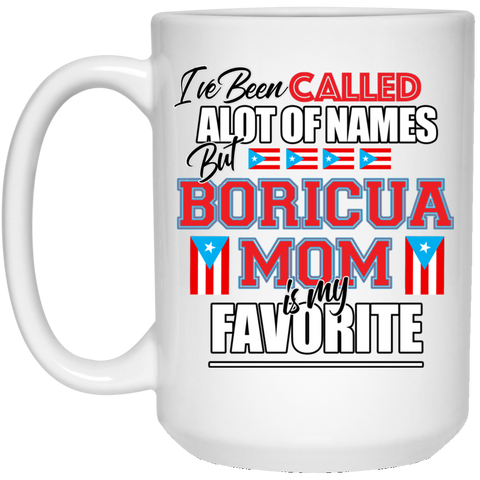 Boricua Mom 21504 15 oz. White Mug