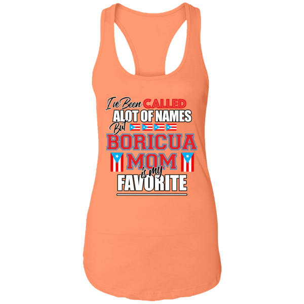 Boricua Mom NL1533 Ladies Ideal Racerback Tank