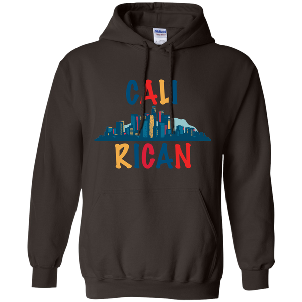 Cali Rican G185 Gildan Pullover Hoodie 8 oz. - PR FLAGS UP