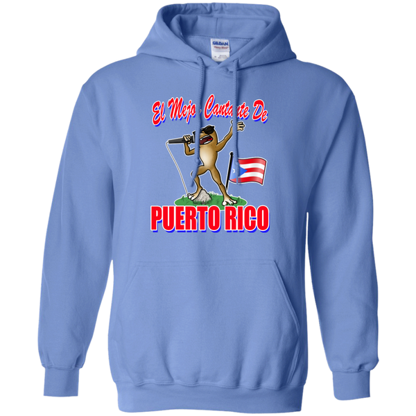 El Mejor Cantante Pullover Hoodie 8 oz - PR FLAGS UP