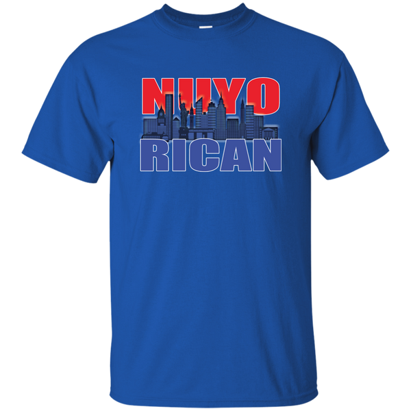 NuyoRican 2 Custom Ultra Cotton T-Shirt - PR FLAGS UP